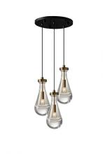 Vinci Lighting Inc. C88803-AB/BK - Loft Pendant Aged Brass/Black