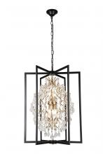 Vinci Lighting Inc. C10421-24AB/BK - Amare Chandelier Aged Brass/Black