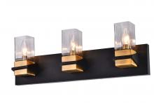 Vinci Lighting Inc. VL9323-3AB/BK - Vanity Wall Aged Brass/Black