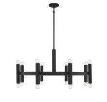 Savoy House Meridian CA M100103MBK - 16-Light Chandelier in Matte Black