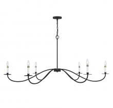 Savoy House Meridian CA M100105MBK - 6-Light Chandelier in Matte Black