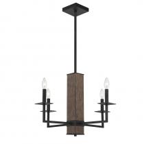 Savoy House Meridian CA M10089DG - 4-Light Chandelier in Remington