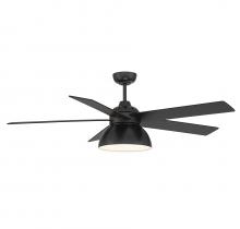 Savoy House Meridian CA M2014MBK - 52" LED Ceiling Fan in Matte Black