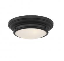 Savoy House Meridian CA M60063MBK - 2-Light Ceiling Light in Matte Black