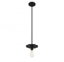 Savoy House Meridian CA M70113MBK - 1-Light Mini Pendant in Matte Black