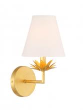 Savoy House Meridian CA M90078TG - 1-Light Wall Sconce in True Gold