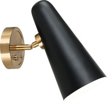 Matteo Lighting S05201BK - Wall Sconce