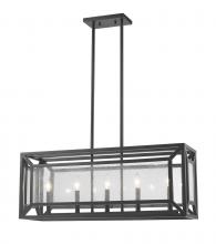 Z-Lite 6005-33BRZ - 5 Light Linear Chandelier