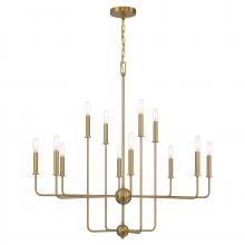 Savoy House Canada 1-4046-12-322 - Avondale 12-Light Chandelier in Warm Brass