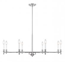 Savoy House Canada 1-4412-8-109 - Jasmine 8-Light Chandelier in Polished Nickel