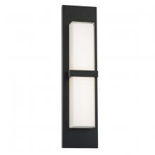 WAC Canada WS-W21122-40-BK - BANDEAU Outdoor Wall Sconce Light