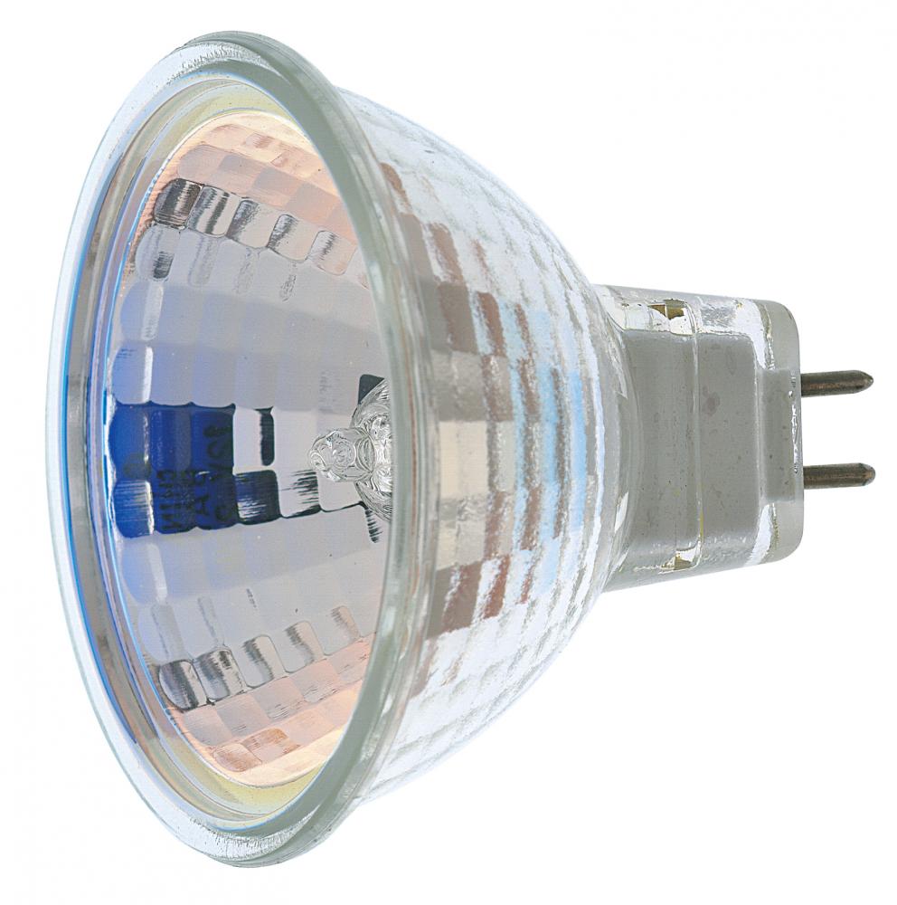 50 Watt; Halogen; MR16; EXT; 2000 Average rated hours; Miniature 2 Pin Round base; 12 Volt