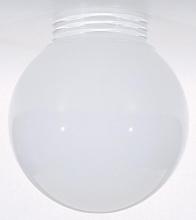 Satco Products Inc. 50/216 - Opal Ball Glass Globe Shade; 6 inch Diameter; 3-11/64 inch Screw Fitter; Inside Sprayed White