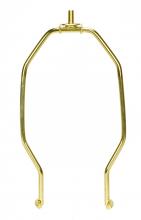 Satco Products Inc. 90/2248 - Heavy Duty Harp; Polished Brass Finish; 7" Height; 1/4-27 Thread