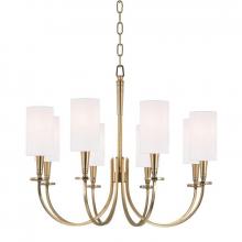 Hudson Valley 8028-AGB - 8 LIGHT CHANDELIER