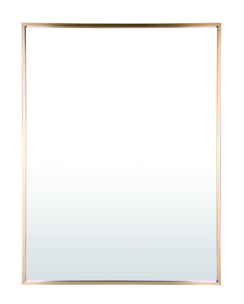 Mirror, Metal Frame Mirror, 28.75inch W x 42.75inch H x 1inch D