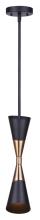 Canarm IPL1073A01BKG - EMLEN, IPL1073A01BKG, 1 Lt Rod Pendant, 60W Type A, 4.75" W x 26.25 - 62.25" H