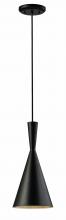 Canarm IPL183B01BK - Rocco, 1 Lt Cord Pendant, Aluminium, 100W Type A, 7 1/4" W x 64 3/4" H