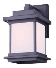 Canarm IOL473BK - AKELLO, MBK, 1 Lt Outdoor Down Light, Flat Opal Glass, 100W Type A, Easy Connect Inc