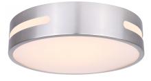 Canarm CL-19-13-BN - NIVEN 13 in. 1 Light Integrated LED Brushed Nickel Modern Flush Mount with Frosted Acrylic Shade