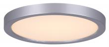 Canarm LED-SM7DL-BN-C - LED Disk, 7" Painted Brushed Nickel Color Trim, 15W Dimmable, 3000K, 850 Lumen, Surface mounted