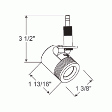 Juno TQJ114 G2 27K 80CRI SP BL - Track Head