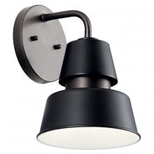 Kichler 59001BK - Lozano 9.75" 1 Light Wall Light Black