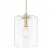 Mitzi by Hudson Valley Lighting H108701L-AGB - Neko Pendant