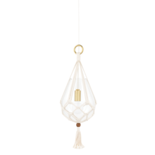 Mitzi by Hudson Valley Lighting H411701S-AGB - Tessa Pendant