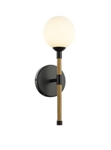 Artcraft AC11847BK - Capilano Collection 1-Light Sconce Black