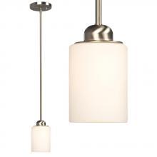 Galaxy Lighting 910344BN - One Light Nickel Down Mini Pendant