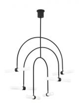 VC Modern Collection 700CLM6B-LED930 - Calumn 6-Light Chandelier