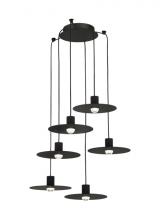 VC Modern Collection 700TRSPEVS6RB-LED930 - Eaves 6 Light Chandelier