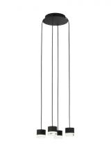 VC Modern Collection 700TRSPGBL4RB-LED930 - Gable 4 Light Chandelier