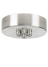 VC Modern Collection 700TDMRD7TNB - Line-Voltage Mini Canopy 7 Port Round