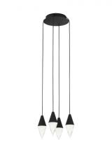 VC Modern Collection 700TRSPTRT4RB-LED930 - Turret 4 Light Chandelier