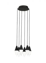 VC Modern Collection 700TRSPTRT6RB-LED930 - Turret 6 Light Chandelier