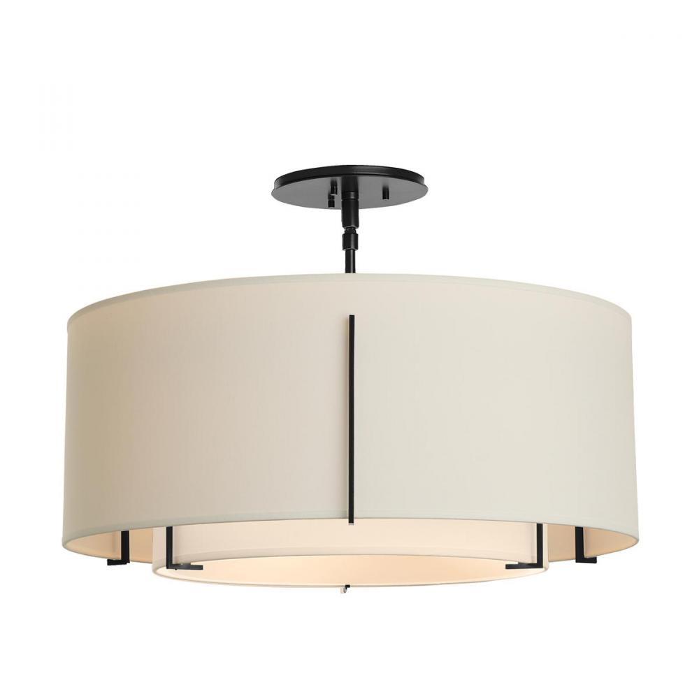 Exos Double Shade Semi-Flush