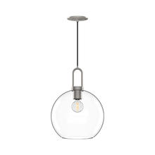 Alora Lighting PD601710BNCL - Soji 10-in Brushed Nickel/Clear Glass 1 Light Pendant