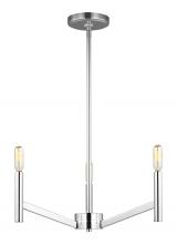 VC Studio Collection 3124303-05 - Vector Three Light Chandelier