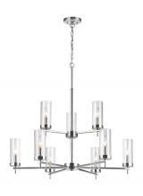 VC Studio Collection 3190309-05 - Zire Nine Light Chandelier