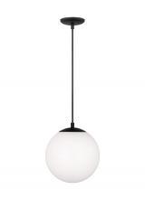 VC Studio Collection 6020-112 - Medium One Light Pendant with White Glass