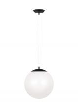 VC Studio Collection 6022-112 - Large One Light Pendant with White Glass