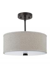 VC Studio Collection 77262-710 - Dayna Shade Pendants Two Light Flush / Semi-Flush Convertible