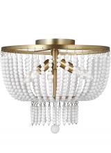 VC Studio Collection 7780703EN-848 - Jackie Three Light Semi-Flush Mount