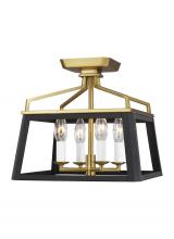 VC Studio Collection CF1084MBKBBS - Carlow Flush Mount