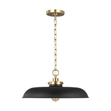 VC Studio Collection CP1231MBKBBS - Wellfleet Medium Wide Pendant