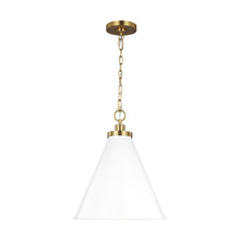 VC Studio Collection CP1271MWTBBS - Wellfleet Medium Cone Pendant