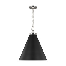 VC Studio Collection CP1281MBKPN - Wellfleet Large Cone Pendant