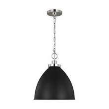 VC Studio Collection CP1291MBKPN - Wellfleet Medium Dome Pendant